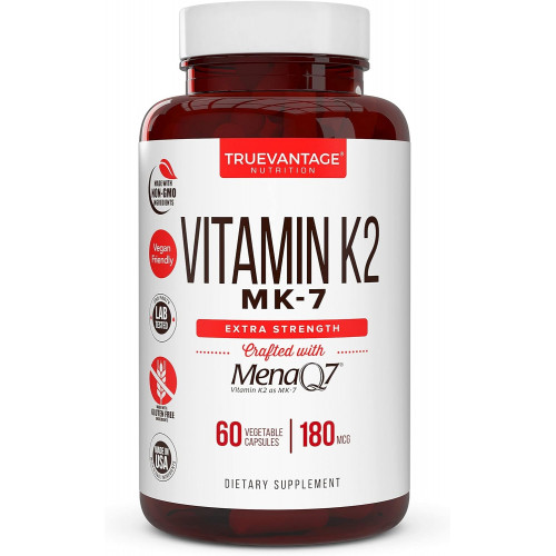 Возможно, вы имели в виду: Vitamin k2 MK-7 Supplement 180 mcg -Vitamin K2 Supports Bone & Heart Health for Cardiovascular Calcium Absorption from Arteries- 60 Easy to Swallow Vegetable cans of MenaQ7 K2 MK7