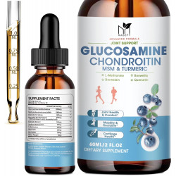 Возможно, вы имели в виду: Glucosamine Chondroitin MSM Liquid Drops-with/ Turmeric Boswellia Quercetin Bromelain-Vegan, Antioxidant Support for Back,Knee,Hands-Joint Support Supplement Supports Healthy Joints, Mobility & Cartilage