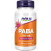 NOW Supplements, PABA (пара-амінобензойна кислота) 500 мг, B-Complex Family, 100 капсул