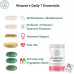 Daily 7 Essentials Daily Women's Vitamin Pack -7 Pack Women's Complement Multivitamin Pack з енергією, метаболізмом, імунною системою, підтримкою жіночого здоров'я з пробіотиками та інше