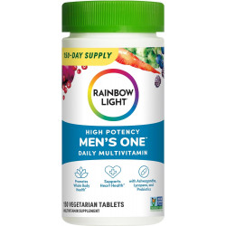 Высокоэффективные мультивитамины для ежедневного использования Rainbow Light Mens One, вегетарианские, 150 кар., упаковка может отличаться