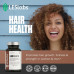 LES Labs Hair Health – добавка для роста волос и ногтей, улучшенная густота, прочность и полнота – кератин, биотин, семена тыквы и МСМ – 60 капсул