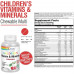 SOLARAY Childrens Vitamins & Minerals Complete Multivitamin for Kids Чудовий смак чорної вишні (076280047974) (120 жувальних таблеток, 60 порцій)