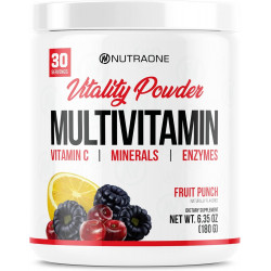 NutraOne Vitality Vitamin Powder Порошкоподібна вітамінно-мінеральна добавка (фруктовий пунш - 30 порцій)