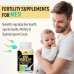 Показано переклад для запиту Fertility Supplements for Men, Male Prenatal Vitamins -Optimal Sperm Count, Motility and Strength, 2000MG Men's Fertility Supplements with Maca Root, Zinc & Folate and D-Alpha for Conception -90 Capsules