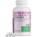 Bronson Ultra Biotin 10 000 мкг Добавка для волосся, шкіри та нігтів, без ГМО, 120 вегетаріанських капсул