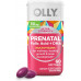 OLLY Ultra Strength Prenatal Multivitamin Softgels, підтримує здоровий ріст, розвиток мозку, залізо, фолієву кислоту, DHA, вітаміни C, E, 30-денний запас - 60 штук (упаковка може відрізнятися)