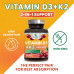 Возможно, вы имели в виду: Vitamin D3 K2 as MK-7 with 2000 iu of D3 & 75mcg K2, Vitamin K2 D3 Bone Strength Supplements Support Calcium Absorption for Teeth & Bone Health + Muscle & Immune Health Support - 180 Chewable Tablets