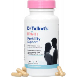 Мультивітаміни Dr. Talbot's Mom Fertility Support - Сприяє овуляції та готує організм до зачаття - 60 капсул