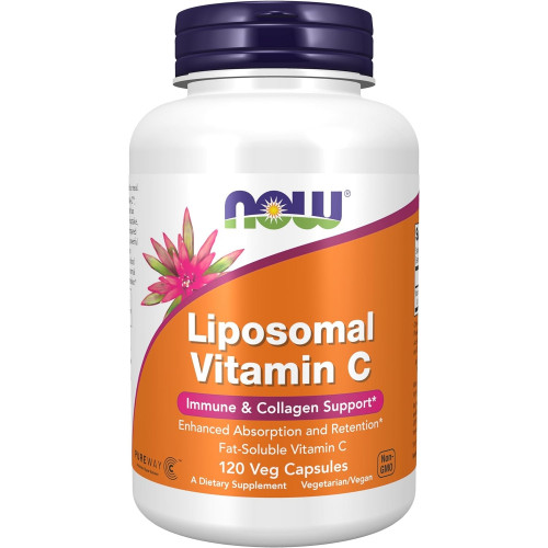 NOW Liposomal Vitamin C - 120 рослинних капсул