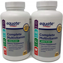 Equate Mature Adult 50+ One Daily Complete Multivitamin Compare to Centrum Silver (200 Ct) (упаковка з двох)