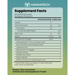 Добавка для підтримки імунітету, Mannatech Ambrotose Life (порошок) 100 г, підтримує міжклітинний зв’язок і здоровий імунний захист, разом із добавкою Manapol Powder Pure 100% натуральна алое вера