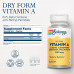 SOLARAY Dry ​​Form Vitamin A - вітамін A у вигляді 60% бета-каротину та 40% ретинілпальмітату з морквяним порошком - очі, антиоксидантна активність та підтримка імунної системи - 60 порцій, 60 овочевих капсул