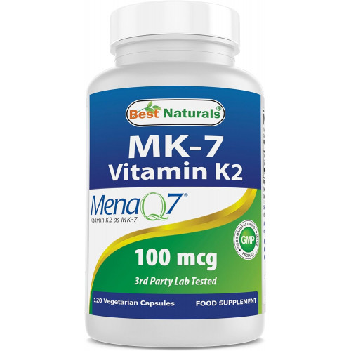 Best Naturals MK-7 Вітамін K2 100 мкг 120 капсул