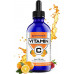 FWS Liquid Vitamin C Drops - VIT C - Чиста аскорбінова кислота - для дорослих і дітей - Органічна, без ГМО, веганська - Біоактивна рідка добавка з вітаміном C - Здоров'я шкіри, підтримка імунітету, антиоксиданти - 4 унції