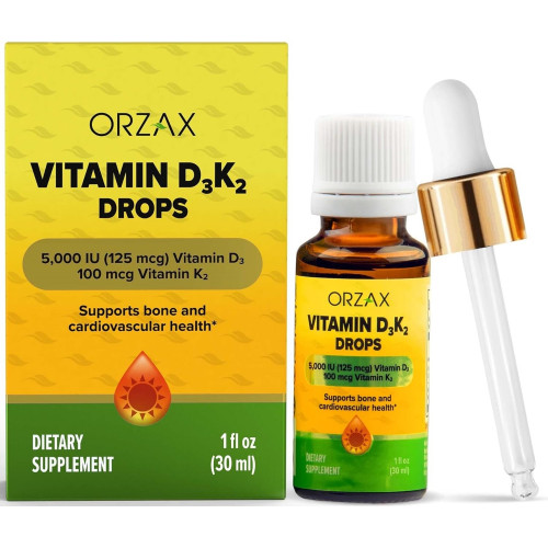 Показан перевод для запроса ORZAX Vitamin D3 K2 Drops - Supports Bone Density and Calcium Absorption - for Bone, Muscle and Heart - (1fl oz - 30 ml)