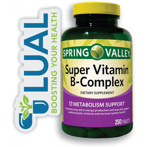 Возможно, вы имели в виду: Super Vitamin B-Complex Tablets. Includes All Sticker + Spring Valley Super Vitamin B-Complex Tablets Dietary Supplement (250 Tablets)