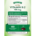 Nature's Truth Vitamin K2 MK7 Комплекс | 100 мкг | 180 капсул | Добавка без ГМО та глютену