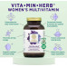 PURE SYNERGY Vita·Min·Herb для женщин | Комплексная поливитаминная добавка для женщин | Сделано из органических цельных продуктов, не содержащих ГМО, и веганских ингредиентов | Поддерживает энергию и здоровье иммунитета (120 таблеток)