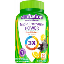 Vitafusion Triple Immune POWER жевательные витамины, 60 каратов