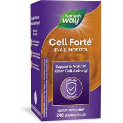 Nature's Way Cell Forté IP-6 та добавка з інозитолом, підтримує активність природних клітин-кілерів*, підтримка імунітету*, безглютеновий, веганський, 240 капсул (упаковка може відрізнятися)