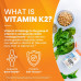 Doctor's Best Natural Vitamin K2 Mk-7 Capsule, підтримує здоров'я кісток і еластичність м'яких тканин, 180 Ct