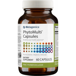 Metagenics PhytoMulti Capsules — Ежедневные мультивитамины с фитонутриентами — Мультивитамины для мужчин и женщин — Мультивитаминная добавка PhytoMulti — с цинком и витаминами B6 — 60 капсул