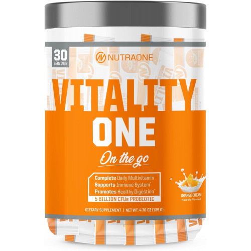 Возможно, вы имели в виду: NutraOne Vitality One On The Go Complete Multivitamin, Probiotic and Enzyme Blend Orange Cream – 30 Servings