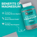 Капсулы Qunol Magnesium, 420 мг, 100% дневной нормы, добавка магния с высокой абсорбцией, дополнительная сила, добавка для здоровья костей и мышц, 180 шт.