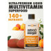 HEALTH DIRECT — Nature’s Optimal Nutrition Energize Liquid Multivitamin Superfood — 140+ питательных веществ — ясность ума и энергия — поддержка иммунитета и сердечно-сосудистой системы — 30 порций — персик-манго