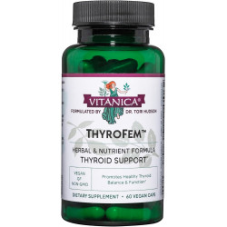 Vitanica ThyroFem, Підтримка щитовидної залози, веганський, 60 капсул