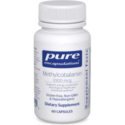 Pure Encapsulations Methylcobalamin 1000 mcg - Вітамін B12 добавка для підтримки пам'яті та здоров'я нервів - Вітамін B12 у капсулах преміум-класу - 60 капсул