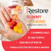 iRestore Biotin Gummies з вітамінами для здорового волосся, шкіри та нігтів | Фруктовий смак природи, чудовий смак | Веганська жувальна гумка для росту волосся для жінок і чоловіків | Без ГМО 5000 мкг