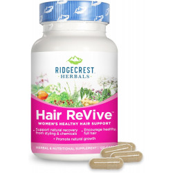 Возможно, вы имели в виду: RidgeCrest Herbals Hair ReVive, Nutrition Hair Supplement with Vitamin C, Biotin (6000 mcg), Zinc, and Copper, Hair Vitamins for Women to Support Healthy Hair, Skin, and Nails (120 Caps, 30 Servings)