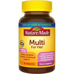 Возможно, вы имели в виду: Nature Made Multivitamin For Her, Women's Multivitamin for Daily Nutritional Support, Multivitamin for Women, 90 Tablets, 90 Day Supply (Pack of 3)