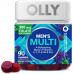 OLLY Men's Multivitamin Gummy, загальне здоров'я та підтримка імунітету, вітаміни A, C, D, E, B, лікопін, цинк, жувальний вітамін для дорослих, ожина, 45-денний запас - 90 шт.