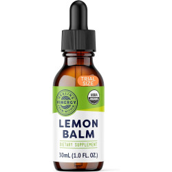 Vimergy USDA Organic Lemon Balm Extract, 30 Serviss – Підтримує відчуття спокою та розслабленості – Полегшення від випадкового нервового напруження – Без алкоголю – Без глютену, без ГМО, кошерний, веганський та палео (30 мл)