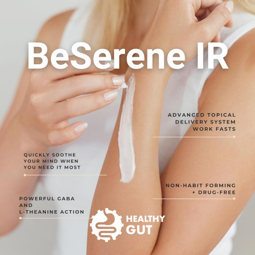 Здоровий кишечник BeSerene IR | ГАМК і L-теанін | 1,9 унцій