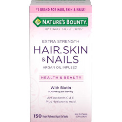 Nature's Bounty Optimal Solutions Hair Skin & Nails Extra Strength Softgels, 150 шт. (упаковка з 1 шт.) Упаковка може відрізнятися