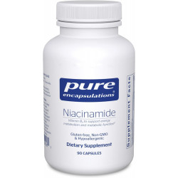 Pure Encapsulations Niacinamide | Добавка з вітаміном B3 для підтримки енергетичного обміну, рухливості суглобів і метаболічної функції* | 90 капсул