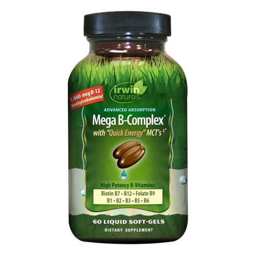 Irwin Naturals Mega Vitamin B Complex 60 Sgels