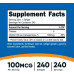 Nutricost Vitamin K2 MK-7 100 мкг, 240 м'яких капсул - без глютену та без ГМО MK7