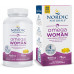 Nordic Naturals Omega Woman, Лимон - 120 м'яких гелів - 500 мг Омега-3 + 800 мг Олія примули вечірньої - Здорова шкіра, гормональний баланс, оптимальне самопочуття - Без ГМО - 60 порцій