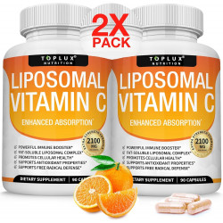 Возможно, вы имели в виду: Liposomal Vitamin C 2100 mg High Absorption Fat Soluble VIT C - Immune Support Collagen Booster Immunity Defense & Powerful Antioxidant, MCT Oil & Sunflower Lecithin, Ascorbic Acid, Vegan Non-GMO