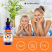 FWS Liquid Vitamin C Drops - VIT C - Чиста аскорбінова кислота - для дорослих і дітей - Органічна, без ГМО, веганська - Біоактивна рідка добавка з вітаміном C - Здоров'я шкіри, підтримка імунітету, антиоксиданти - 4 унції