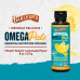 Barlean's Omega Pals Chirpin' Slurpin' Omega 3 для детей, вкусная детская жидкая добавка с рыбьим жиром со вкусом лимонада, содержащая 540 мг ЭПК и ДГК для здоровья мозга и глаз, 8 унций