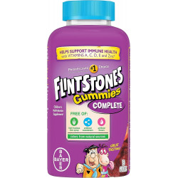 Flintstones Vitamins Complete Gummies, дитячі вітаміни з вітаміном C для малюків і дітей, вітаміни для дітей з вітамінами A, B6, B12, E і цинком, 180 шт.