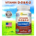 Возможно, вы имели в виду: aSquared Nutrition Vitamin D3 with K2 Supplement-180 Chewable Tablets, Max Strength D3 Cholecalciferol & K-2 MK7 to Support Healthy Bones, Teeth, Heart -Antioxidant D3 & K2 MK-7 Energy Formula Adults