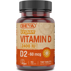 Deva Vegan Vitamin D -- 2400 МО - 90 таблеток