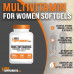 BulkSupplements.com Multivitamin for Women Softgels - Жіноча полівітамінна добавка із залізом, мультимінеральна добавка з риб'ячим жиром - без глютену, 1 м'яка капсула на порцію, 300 штук (1 упаковка)